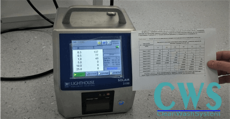Sử dụng máy đo bụi giám sát phòng sạch theo tiêu chuẩn ISO 14644-1