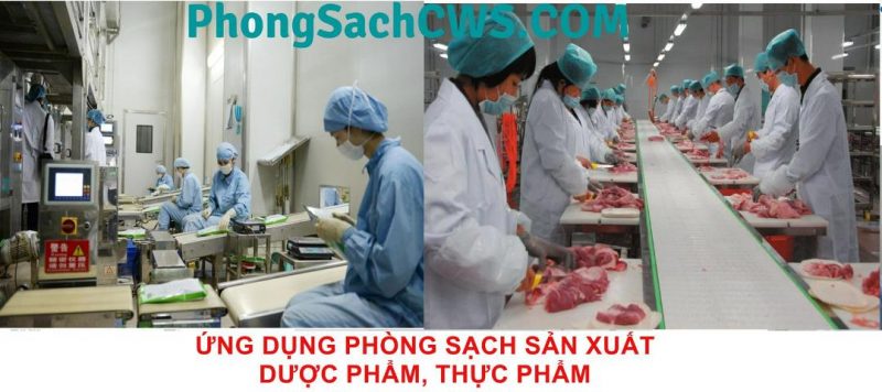 Dịch vụ thiết Kế Phòng Sạch Chuyên Nghiệp: Giải Pháp Tối Ưu cho Mọi Ngành Công Nghiệp 2 ứng dụng phòng sạch sản xuất thực phẩm và dược phẩm