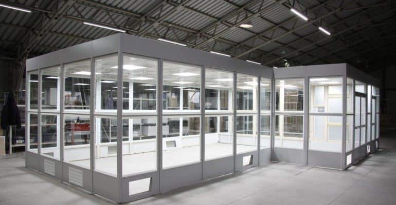 áp dụng tiêu chuẩn phòng sạch class 10000 lắp ráp phòng theo module 