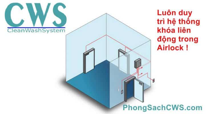 Luôn duy trì hệ thống khóa liên động trong Airlock