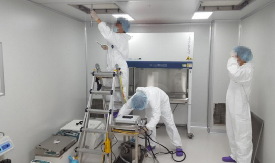 Lắp ráp BFU trong phòng sạch