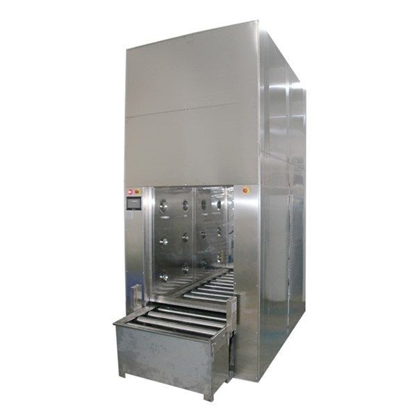 Pass box air shower băng tải vật liệu inox